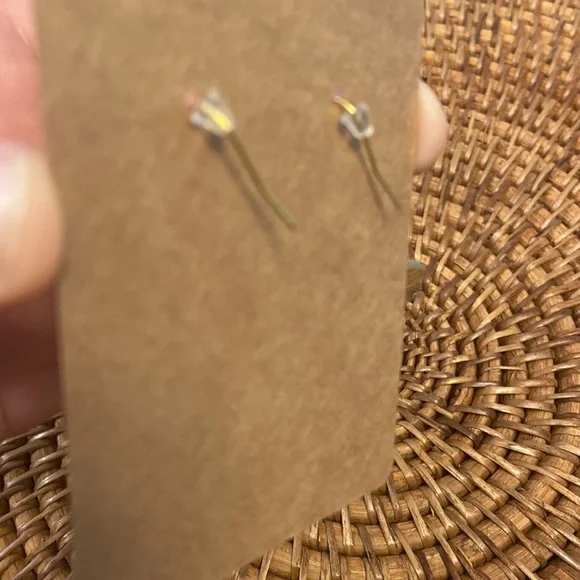 Colorful dangle earrings, handmade - Picture 3 of 4